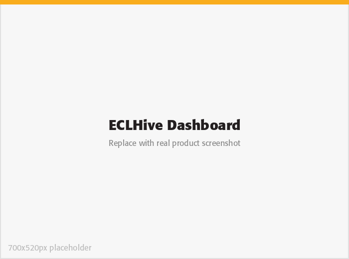 ECLHive dashboard showing ECL staging and provision matrix